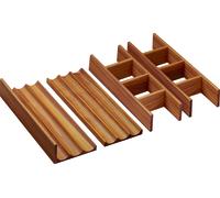hansgrohe IntraStories Séparation intérieure de tiroir set 320, pour élément bas WT 980/475 et 980/550, bois massif, noyer foncé, 54233630, 54233630