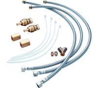 hansgrohe kit de rallonge de flexible pour robinetterie de lavabo 3 trous, 38959000, 38959000