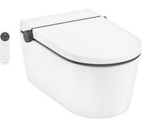 Hansgrohe LavaPura Element S vaso wc con sedile bidet sospeso senza brida con scarico a vortice bianco 63021450