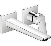hansgrohe Logis Mitigeur de lavabo Fine, encastré, saillie 206mm, vidage non verrouillable, 71256000, 71256000, Colorazione: cromo