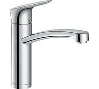 hansgrohe Logis M31 Mitigeur de cuisine, montage devant la fenêtre, ComfortZone160, 1jet, saillie 220mm, chrome, 71833000, 71833000