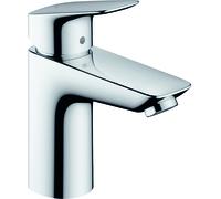 Miscelatore per lavabo Hansgrohe Logis, LowFlow, ComfortZone100, scarico a scomparsa, sporgenza 108 mm, cromo, 71104000