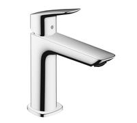 Hansgrohe Logis miscelatore per lavabo Fine, ComfortZone110, scarico push open pop-up, sporgenza 121 mm, 71252, Colorazione: cromo