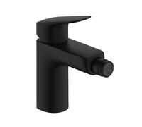 hansgrohe Logis Mitigeur de bidet, ComfortZone100, bonde à tirette, saillie 119mm, 71200670, 71200670, Colorazione: nero opaco