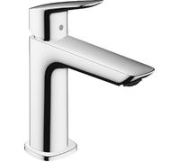 hansgrohe Logis Mitigeur de lavabo Fine, ComfortZone110, bonde à tirette, saillie 121mm, 71251000, 71251000, Colorazione: cromo