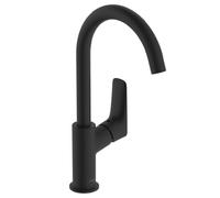 Hansgrohe Logis rubinetto per lavabo verticale nero 71130670