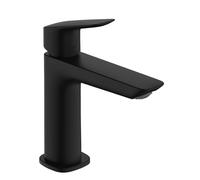hansgrohe Logis Mitigeur de lavabo Fine, ComfortZone110, sans garniture découlement, saillie 121mm, 71253670, 71253670, Colorazione: nero opaco