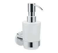 Distributore universale di lozioni Hansgrohe Logis, capacitÃ 200 ml, cromo/vetro opaco, 41714000 - 41714000