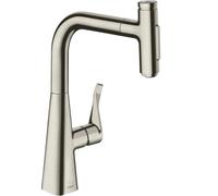Hansgrohe Metris M71 miscelatore cucina monocomando 240, doccetta estraibile,...