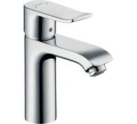 Miscelatore monocomando per lavabo Hansgrohe Metris 110, per scaldabagni ad acqua aperta, con scarico a scomparsa 3108000000