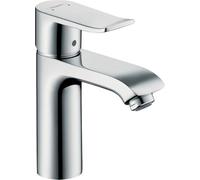 hansgrohe Metris Miscelatore monocomando lavabo 110 bassa pressione con saltarello, cromo, 31204000