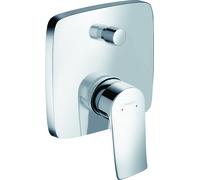 hansgrohe Metris mitigeur monocommande de bain encastré encastré 31454000 carré, combinaison de fusibles, 31451000, 31451000
