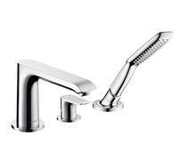 hansgrohe Metris rubinetto bordo vasca, miscelatore monocomando, 31190000, Metris cromo [Rubinetteria Bagno > Rubinetteria Vasca]