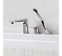 Miscelatore monocomando monocomando per bordo vasca Hansgrohe Metris 3 fori cromato, 311900000000