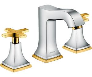 Hansgrohe Metropol Classic rubinetto per lavabo verticale cromo-oro 31306090