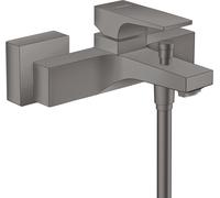 hansgrohe Metropol Miscelatore monocomando vasca esterno con maniglia a leva, cromo nero satinato, 32540340