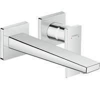 hansgrohe Metropol mitigeur monocommande de lavabo encastré, poignée, saillie de 225 mm, montage mural, 32526000, 32526000, Colorazione: cromo