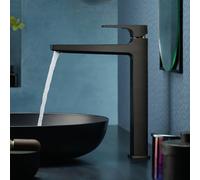 Hansgrohe Metropol - Miscelatore da lavabo, con sistema di scarico Push-Open, cromo nero spazzolato 32512340