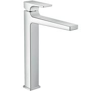 hansgrohe Metropol mitigeur monocommande pour lavabo 260 avec poignée, vidage par poussée, pour cuvettes de lavabo, saillie 204mm, 32512000, 32512000, Colorazione: cromo
