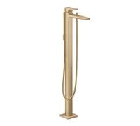 Miscelatore monocomando per vasca Metropol di hansgrohe, da terra, maniglia a leva, sporgenza 235 mm, colorazione: bronzo spazzolato