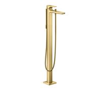 Miscelatore monocomando per vasca Metropol di hansgrohe, da terra, maniglia a leva, sporgenza 235 mm, colorazione: Ottica in oro lucido