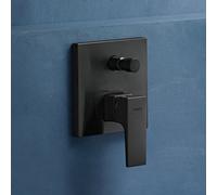 hansgrohe Metropol rubinetto vasca da incasso, miscelatore monocomando, 32545340, Metropol nero cromato spazzolato [Rubinetteria Bagno > Rubinetteria Vasca]