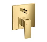 hansgrohe Metropol mitigeur monocommande de bain encastré, poignée à levier, combinaison de sécurité, 32546990, 32546990, Colorazione: Ottica in oro lucido