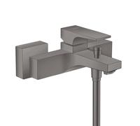 Miscelatore monocomando per vasca Metropol di hansgrohe, montaggio a parete, maniglia a leva, sporgenza 180 mm, Colorazione: Nero spazzolato - 32540340