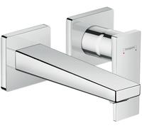 hansgrohe Mitigeur monocommande de lavabo encastré Metropol, béqu'ille, saillie 165 mm, montage mural, 32525000, 32525000