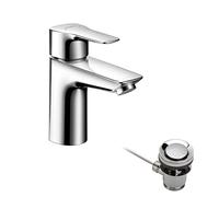 hansgrohe MySport Miscelatore monocomando lavabo L con saltarello, Cromo, 71111000