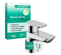 hansgrohe Neovis Q rubinetto lavabo 70 CoolStart, 71351000, 70 Neovis Q cromo [Rubinetteria Bagno > Rubinetteria Lavabo]