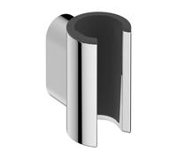 hansgrohe Porter Fine 28885000 - Supporto per soffione doccia con dado conico, supporto per doccetta, cromato