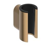 hansgrohe Porter Fine - Supporto doccia, Supporto doccetta per flessibili doccia con dado conico, Supporto soffione doccia, bronzo spazzolato, 28885140