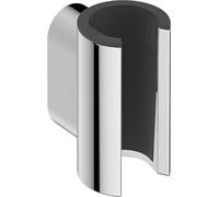 hansgrohe Porter Fine 28885000 - Supporto per soffione doccia con dado conico, supporto per doccetta, cromato