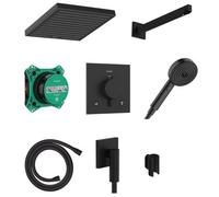 Hansgrohe Pulsify E set doccia da incasso con termostato con soffione nero 24625670