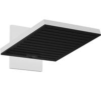 hansgrohe Pulsify E - Soffione Doccia A Risparmio Idrico 8 L/Min (Ecosmart), Doccia A Pioggia Quadrato (260 X 260 Mm) con 2 Getti per Montaggio A Parete, con Funzione Anticalcare, Bianco Opaco