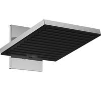 hansgrohe Pulsify E - Soffione Doccia A Risparmio Idrico 8 L/Min (Ecosmart), Doccia A Pioggia Quadrato (260 X 260 Mm) con 2 Getti per Montaggio A Parete, con Funzione Anticalcare, Cromo