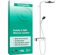 hansgrohe Pulsify Système de douche 260 1 jet avec ShowerTablet Select 400, chromé, 000, 24220000, 24220000, Colorazione: cromo