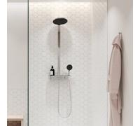 hansgrohe Pulsify S Showerpipe 260, 2 types de jets (EcoSmart) avec ShowerTablet Select 400, 24241000, 24241000, Colorazione: cromo