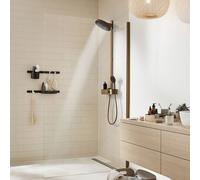hansgrohe Pulsify S colonna doccia con termostatico, 24241140, Pulsify S bronzo spazzolato [Rubinetteria Bagno > Colonne Doccia]