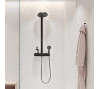 hansgrohe Pulsify S colonna doccia con termostatico, 24241670, Pulsify S nero opaco [Rubinetteria Bagno > Colonne Doccia]