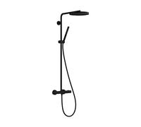 Hansgrohe Pulsify S Puro sistema doccia 260, 1 getto, Ecostat Fine, EcoSmart, doccetta 1 getto, 24223, Colorazione: nero opaco