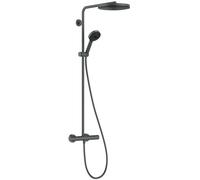 Hansgrohe Pulsify S Puro set doccia a parete con soffione cromo-nero 24237340