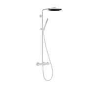 Hansgrohe Pulsify S Puro sistema doccia 260, 1 getto, Ecostat Fine, EcoSmart, doccetta 1 getto, 24223, Colorazione: Bianco opaco