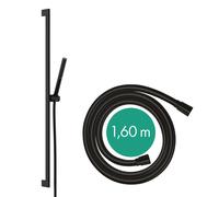 hansgrohe Pulsify S Set de douche 100, 1 type de jet économe en eau, barre de douche 90 cm, 24382700, 24382700, Colorazione: Bianco opaco