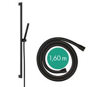 hansgrohe Pulsify S Set de douche 100, 1 type de jet économie deau+, barre de douche 65 cm, 24373700, 24373700, Colorazione: Bianco Opaco