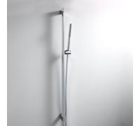 hansgrohe Pulsify S set doccia 100, 1 getto a risparmio idrico, asta doccia 90 cm, 24382, Colorazione: cromo - 24382000