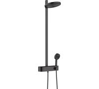 Hansgrohe Pulsify S set doccia a parete con termostato con soffione nero 24240670