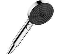 Hansgrohe Pulsify Select S soffione doccia 105, 3 tipi di getto, Relax, EcoSmart, 24111, Colorazione: cromo - 24111000