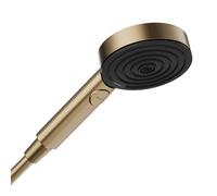 Hansgrohe Pulsify Select S soffione doccia 105, 3 tipi di getto Relax, 24110, Colorazione: Bronzo spazzolato - 24110140